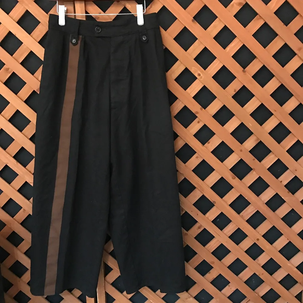 RAF SIMONS RAF SIMONS 16SS ランウェイ着テープ装飾2タックワイドパンツ