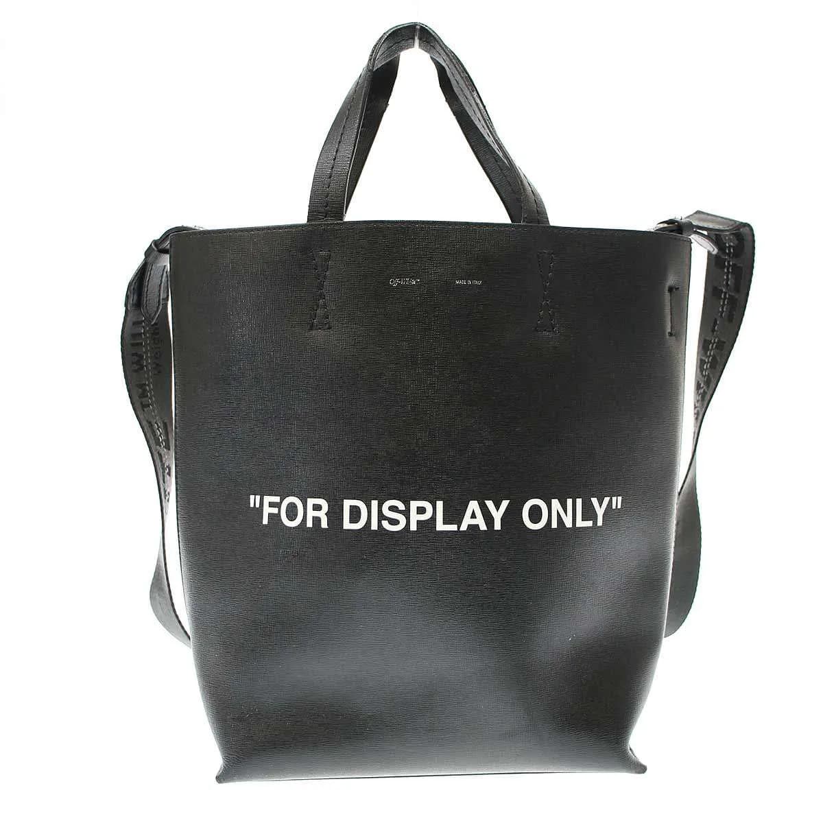 OFF-WHITE オフホワイト FOR DISPLAY ONLY 2WAY ショルダーバッグ