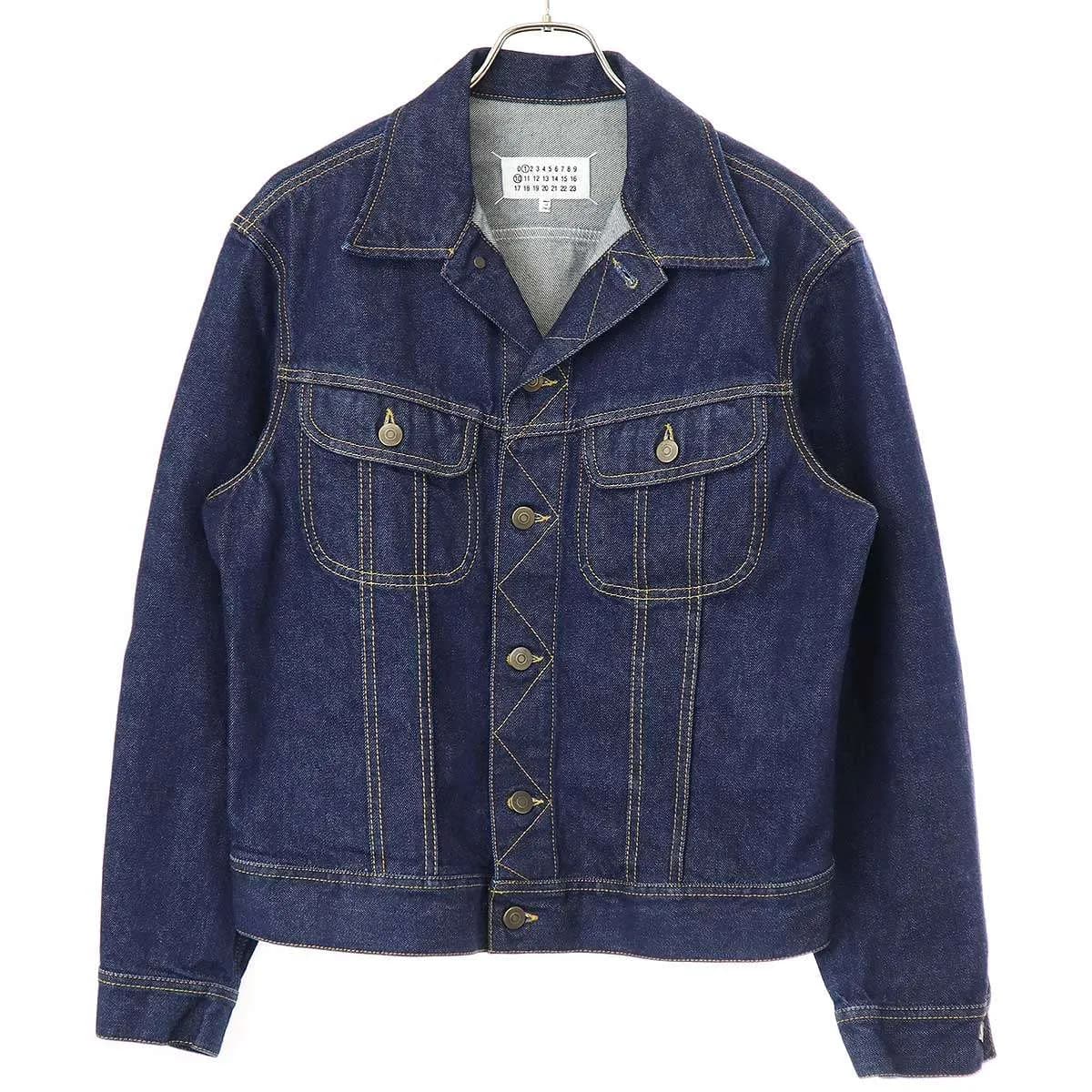 Maison Margiela メゾン マルジェラ 23SS ジグザグステッチトラッカーデニムジャケット