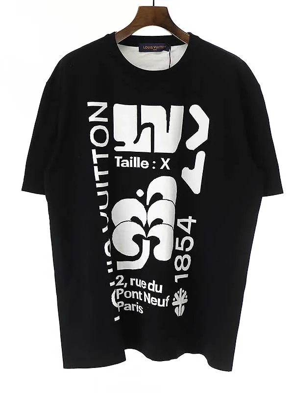 LOUIS VUITTON ルイヴィトン 20SS グラフィックロゴインターシャニットTシャツ