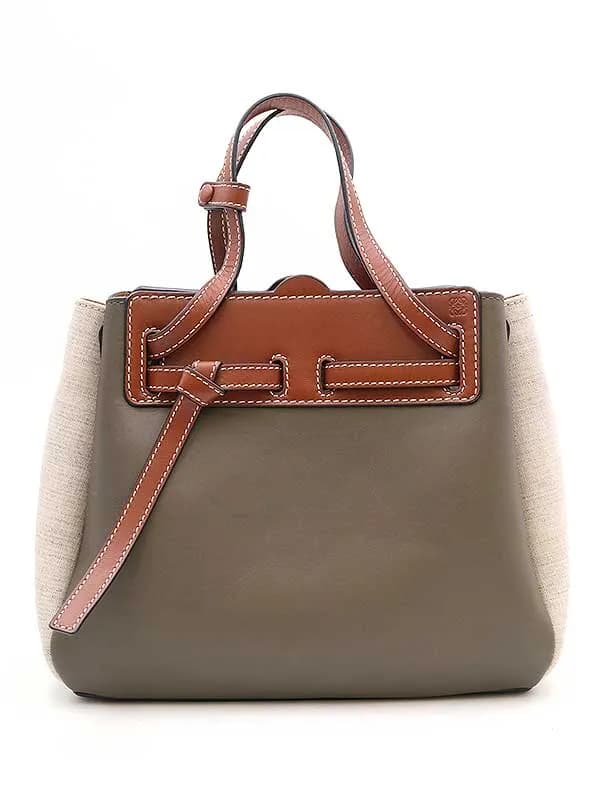 LOEWE ロエベ LAZO ミニ リボン 2WAYレザーショルダーバッグ