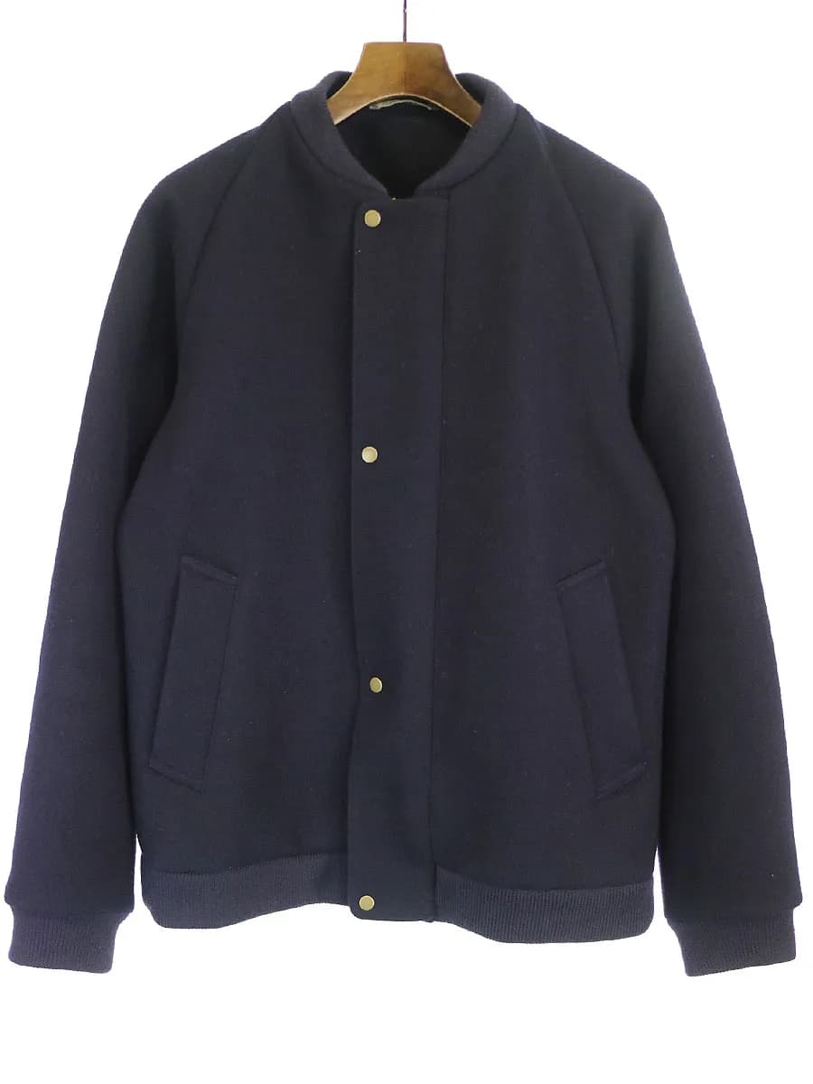 ARTS&SCIENCE アーツ&サイエンス 13AW Flyfront Zip-up Blouson メルトンスタジャン