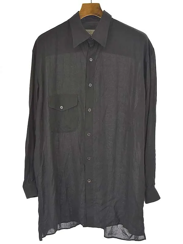 Yohji Yamamoto ヨウジヤマモト プールオム 16SS テンセルシャツ