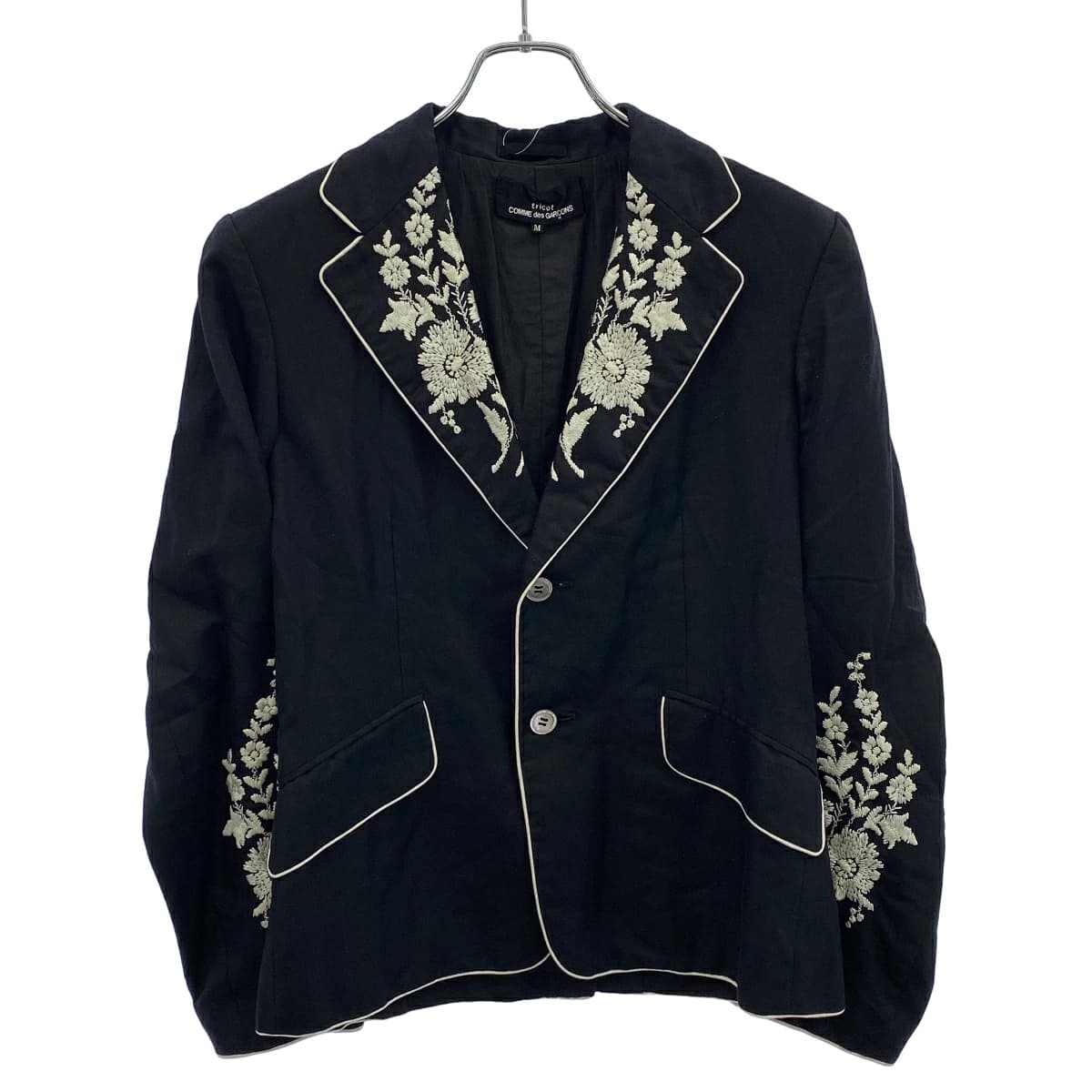 COMME des GARCONS トリココムデギャルソン 2002SS エンブロイダリージャケット TE-J024