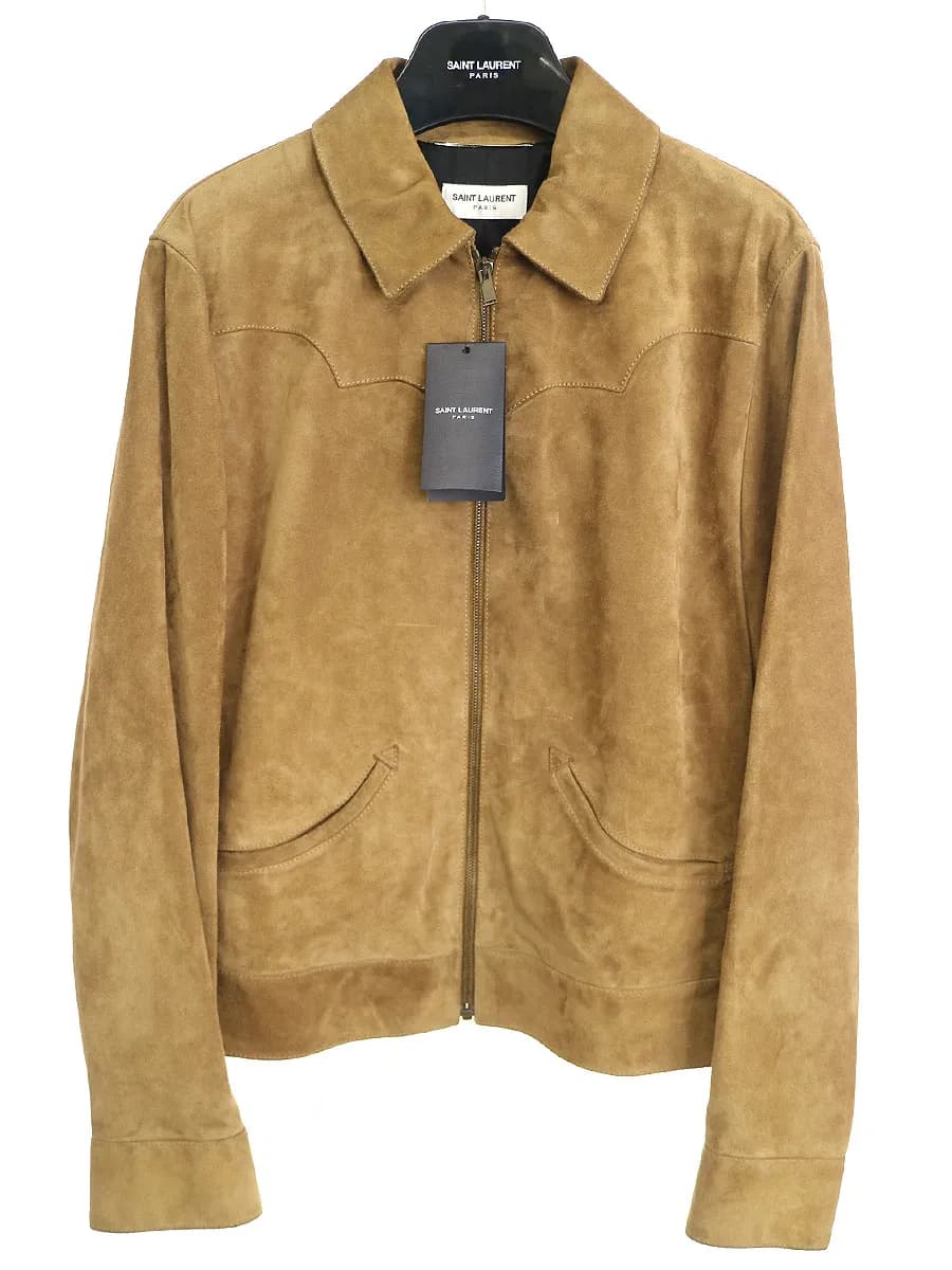 SAINT LAURENT サンローラン パリ 19SS ウエスタンスウェードレザージャケット
