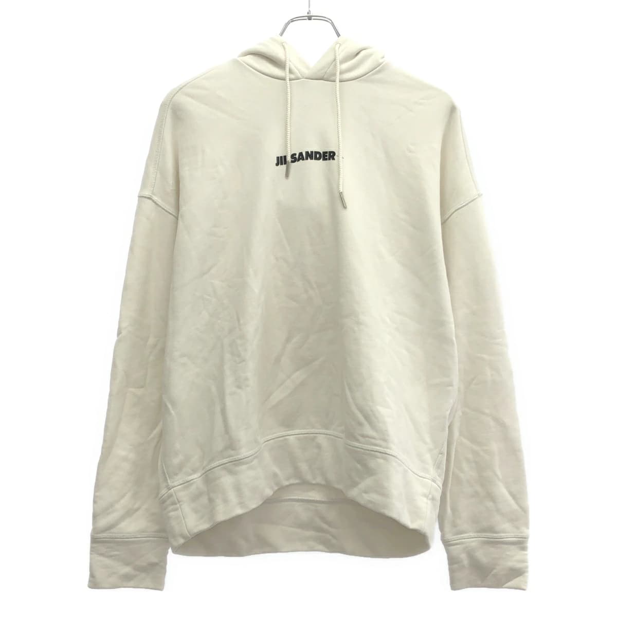 JIL SANDER ジルサンダープラス 22SS ロゴプリントプルオーバースウェットパーカー JPPU707512