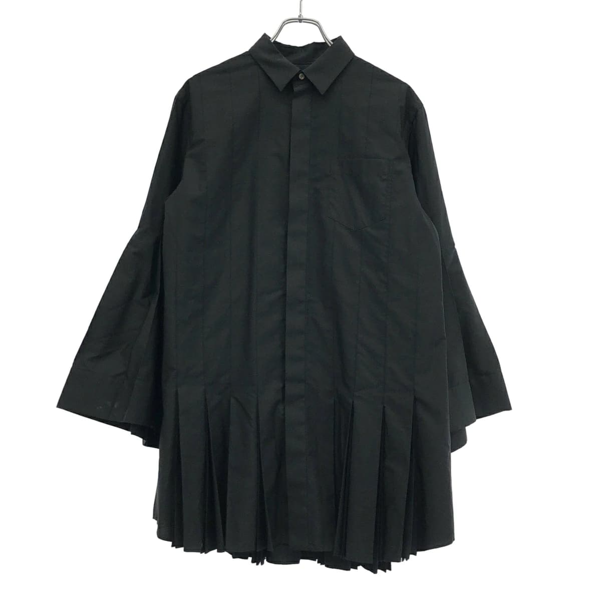 sacai サカイ 23SS Cotton Poplin Shirt コットンポプリンプリーツシャツ 23-06626