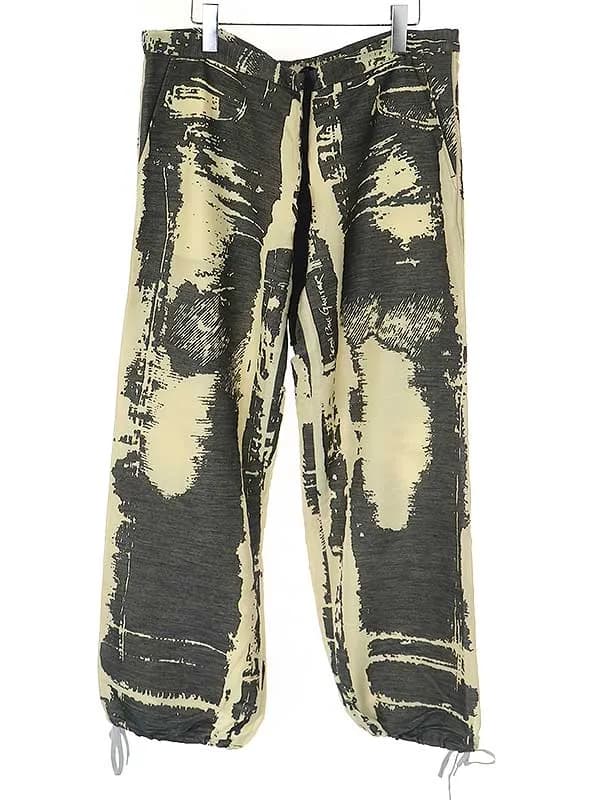 Jean Paul GAULTIER ジャン ポール ゴルチエ JEANS 総柄コットンイージーワイドパンツ