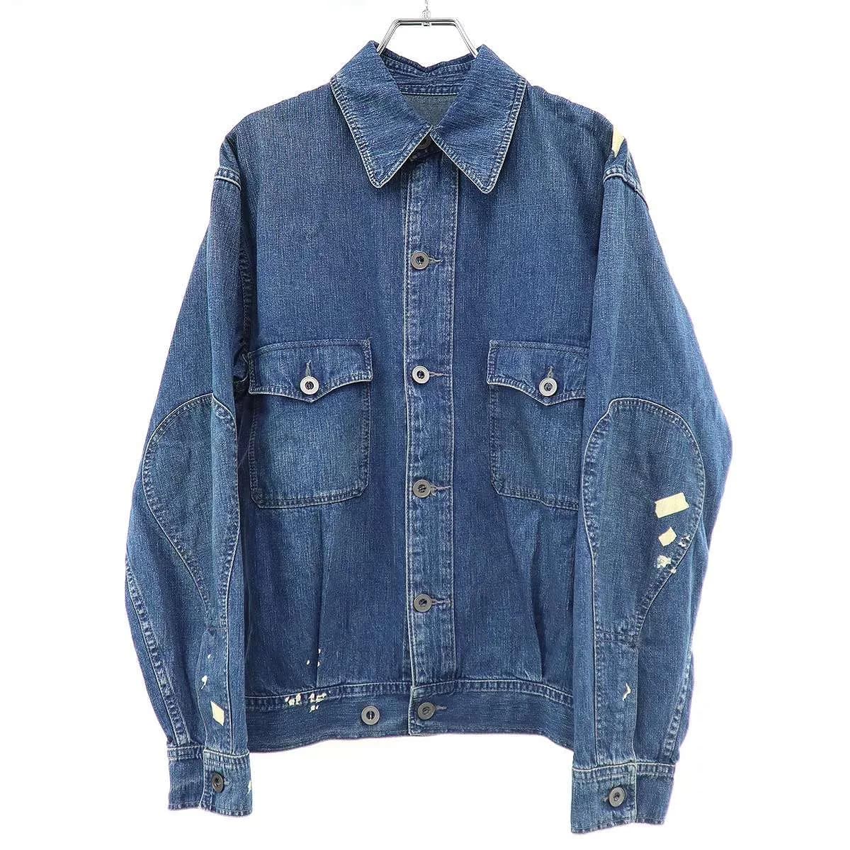 Maison Margiela メゾン マルジェラ 24SS ディストレスト デニムジャケット S50AM0617 S30877