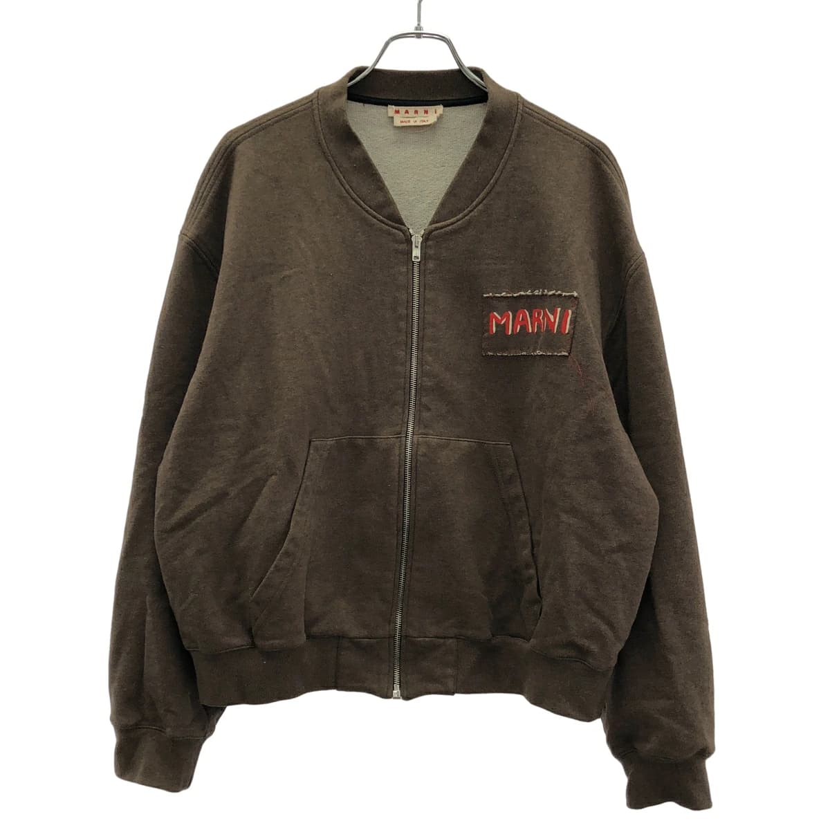 MARNI マルニ 24AW ロゴジップアップスウェットブルゾン ジャケット FUMU0136X0 UTC397