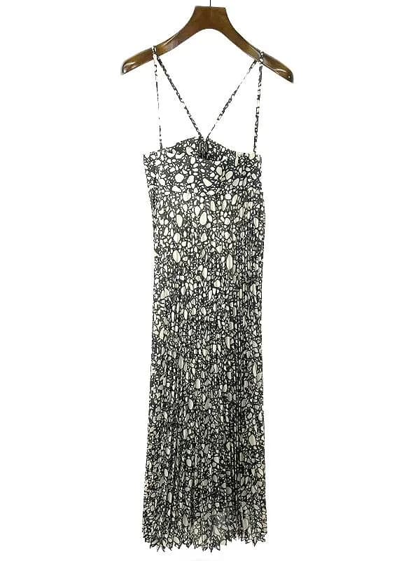 HYKE ハイク 23SS PEBBLE PRINTED MAXI DRESS ドレスワンピース