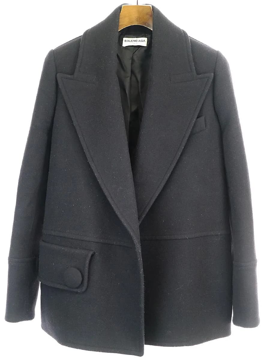 BALENCIAGA バレンシアガ フラップポケットショートコート
