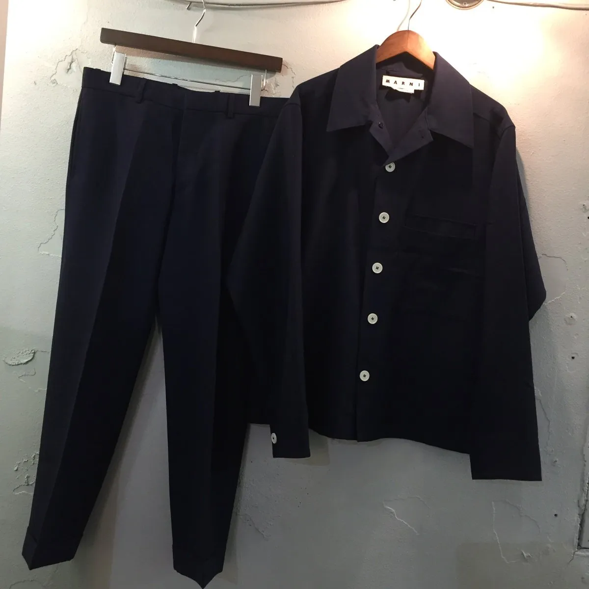 MARNI MARNI 16SS look9 ランウェイ着 シャツジャケットセットアップ 48