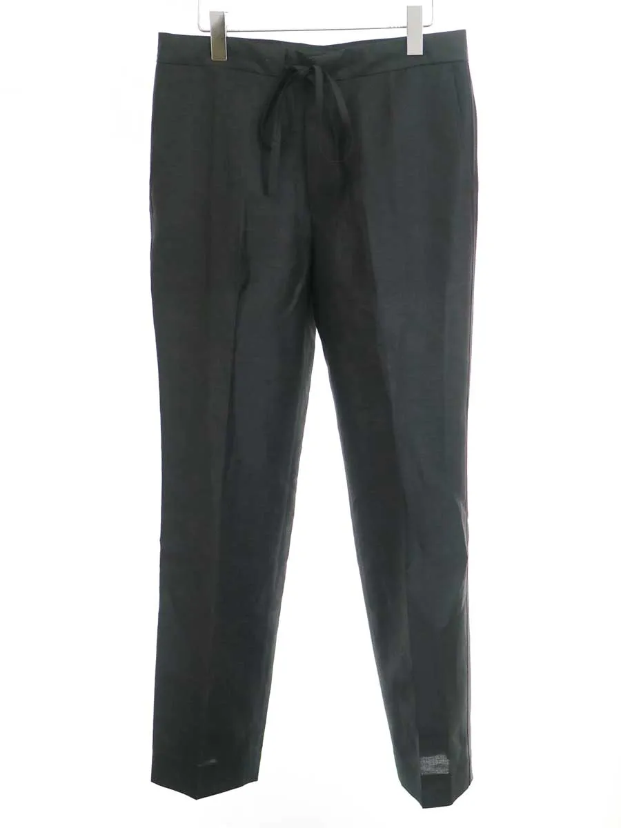 AURALEE オーラリー 21SS SILK LINEN DOBBY SLACKS リネンシルクドビースラックスパンツ