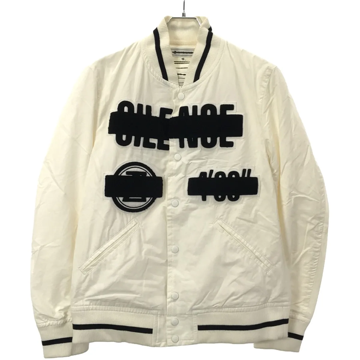 ANREALAGE アンリアレイジ 17SS SILENCE WAPPEN STADIUM JAMPER サイレンス スタジャン