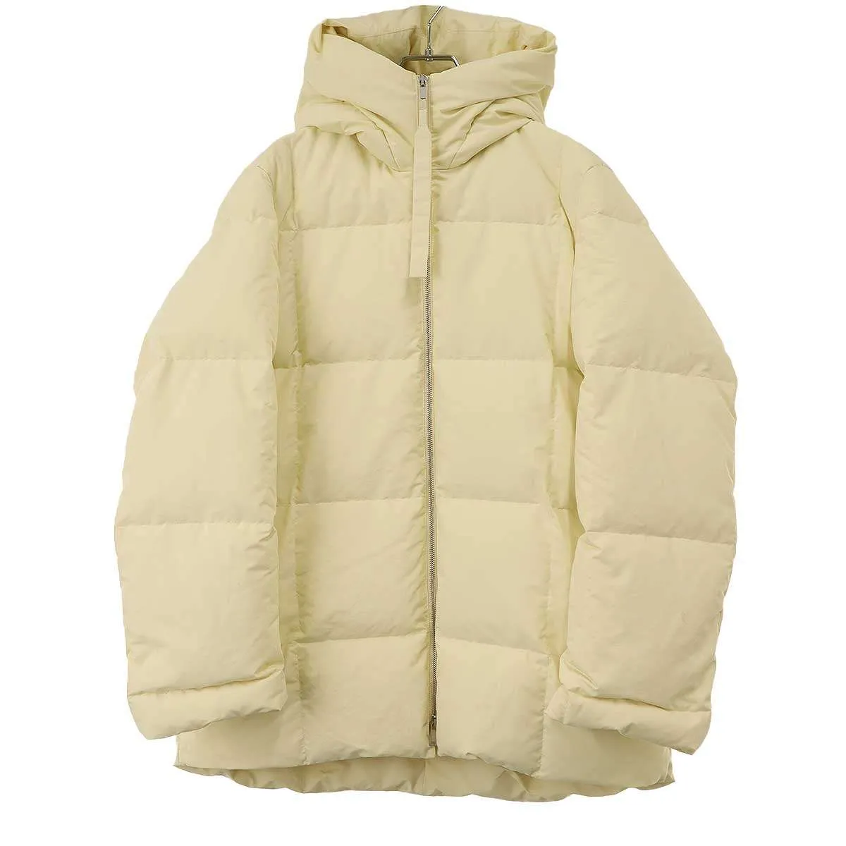 JIL SANDER ジルサンダープラス 19AW ミディアムフィル フーデッド ダウンジャケット