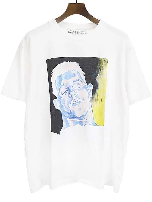 JW ANDERSON ジェイダブリューアンダーソン 21SS FACE T-SHIRT プリントTシャツ