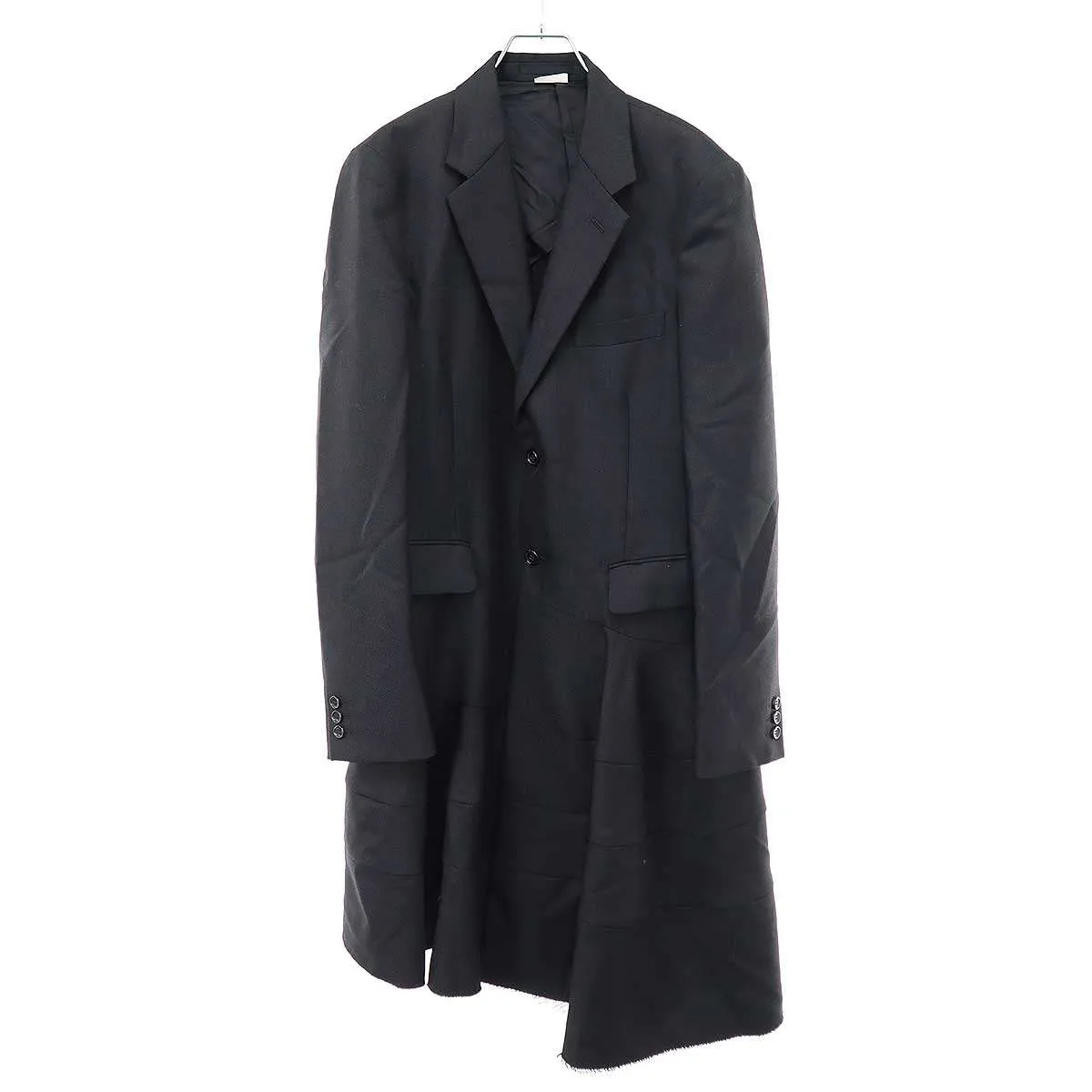 COMME des GARCONS コム デギャルソンオムプリュス 20SS Orlando ウールロングドレープジャケット PE-J026