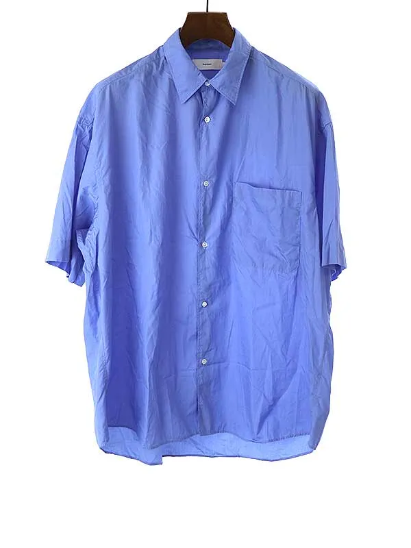 Graphpaper グラフペーパー 23SS Broad S/S Oversized Regular Collar Shirt ショートスリーブシャツ
