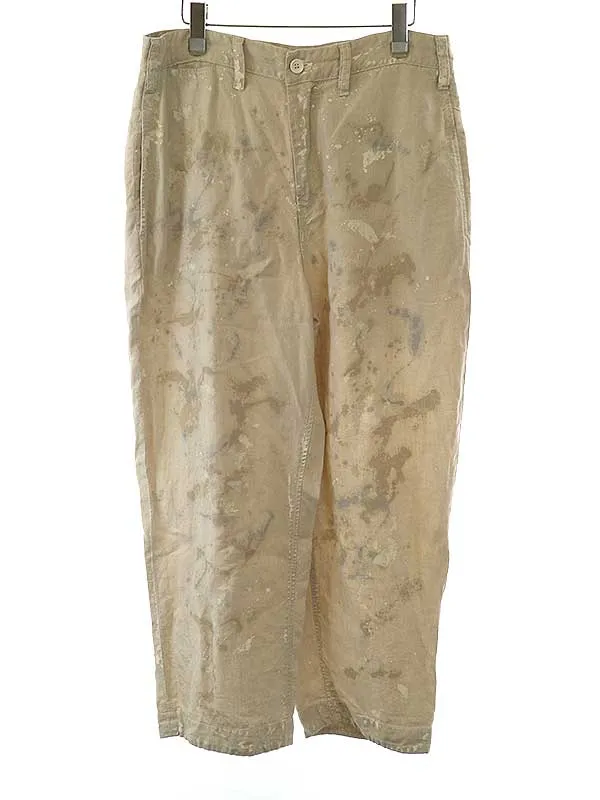 Porter Classic ポータークラシック 22AW VINTAGE LINEN CHEVAL PANTS CUSTOM ヴィンテージリネンシュバルパンツ