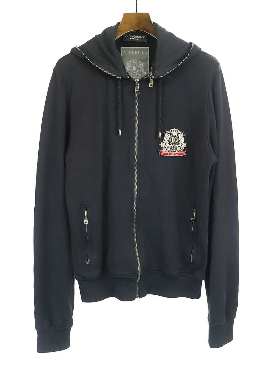 DOLCE&GABBANA ドルチェ&ガッバーナ ATHLETICS デタッチャブルフードジップアップパーカー