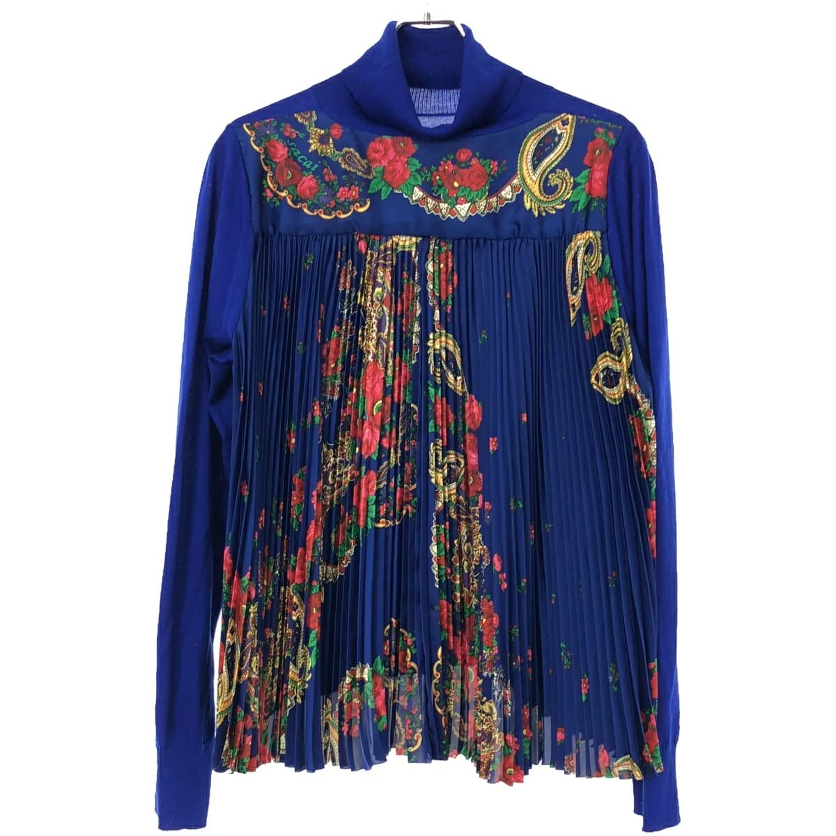 sacai サカイ 19AW バックプリーツタートルネックニットセーター 19-04566