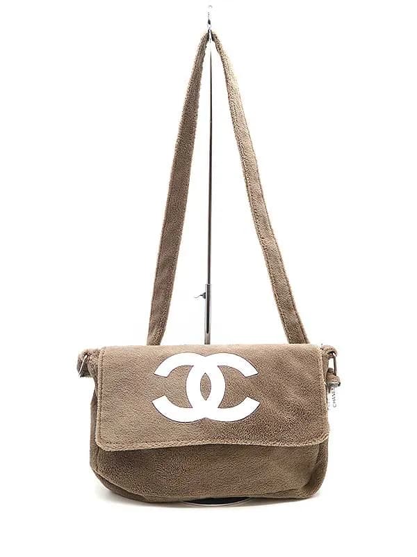 CHANEL シャネル ノベルティココマーク パイルショルダーバッグ