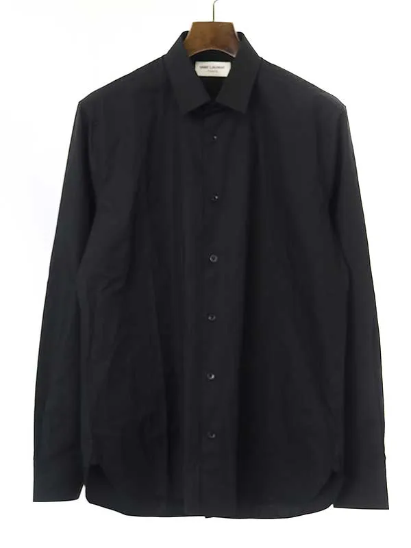 SAINT LAURENT サンローラン パリ コットンクラシックブロードシャツ