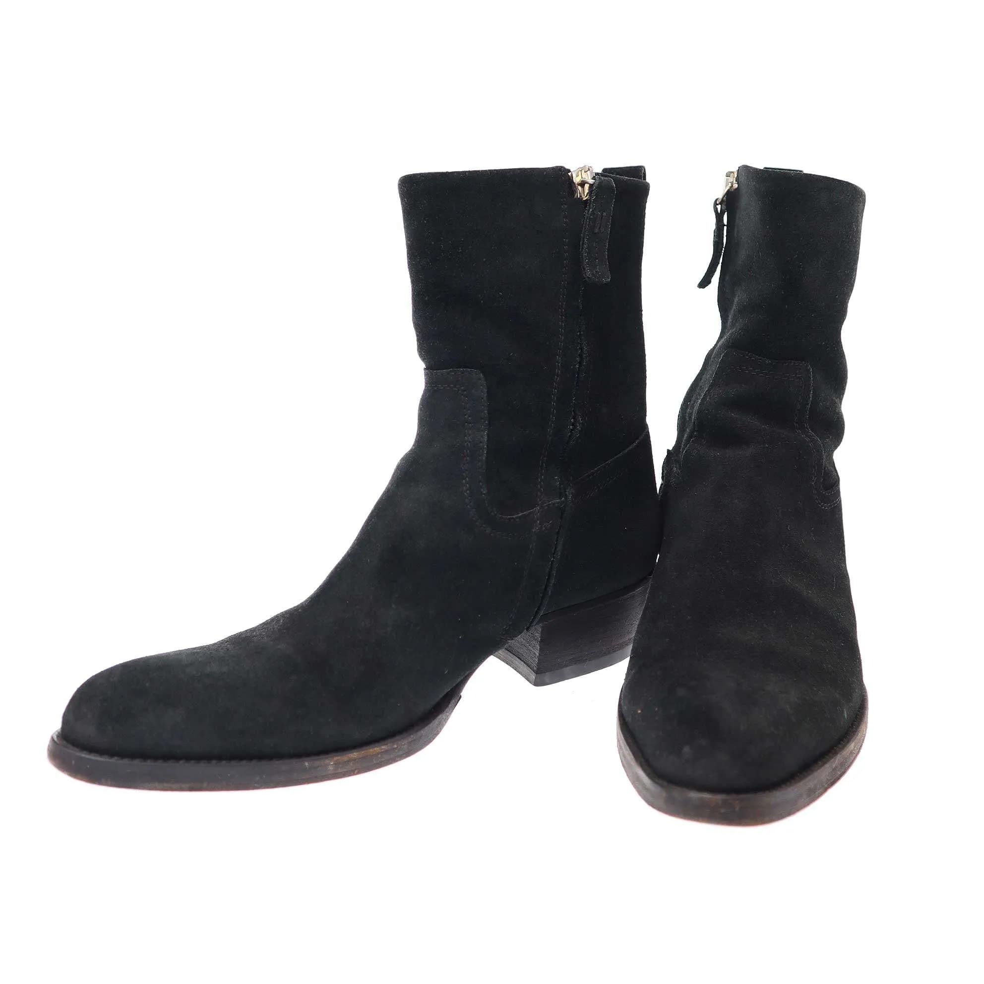 Dior HOMME ディオールオム 2006AW サイドジップスエードレザーブーツ
