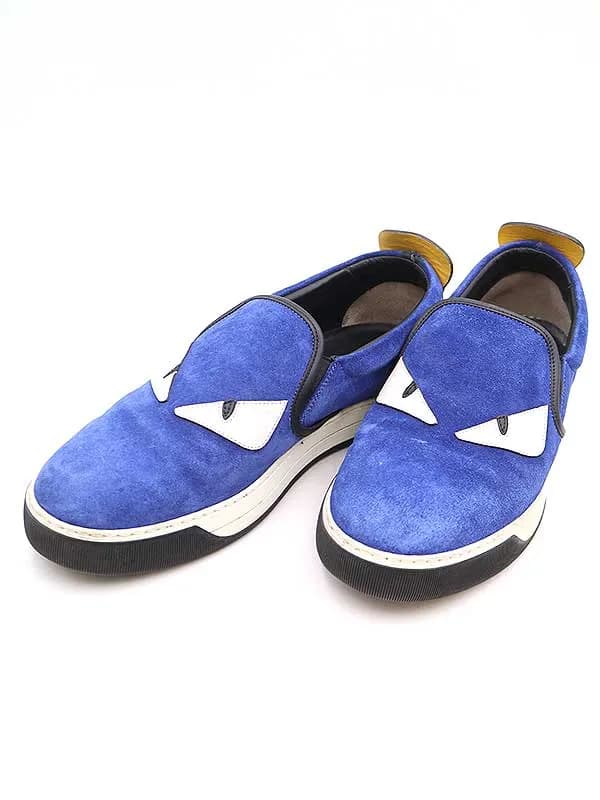 FENDI フェンディ バッグバグズアイスウェードスリッポンスニーカー