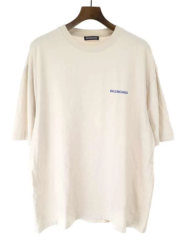 BALENCIAGA バレンシアガ 20AW ミディアムフィットロゴプリントTシャツ