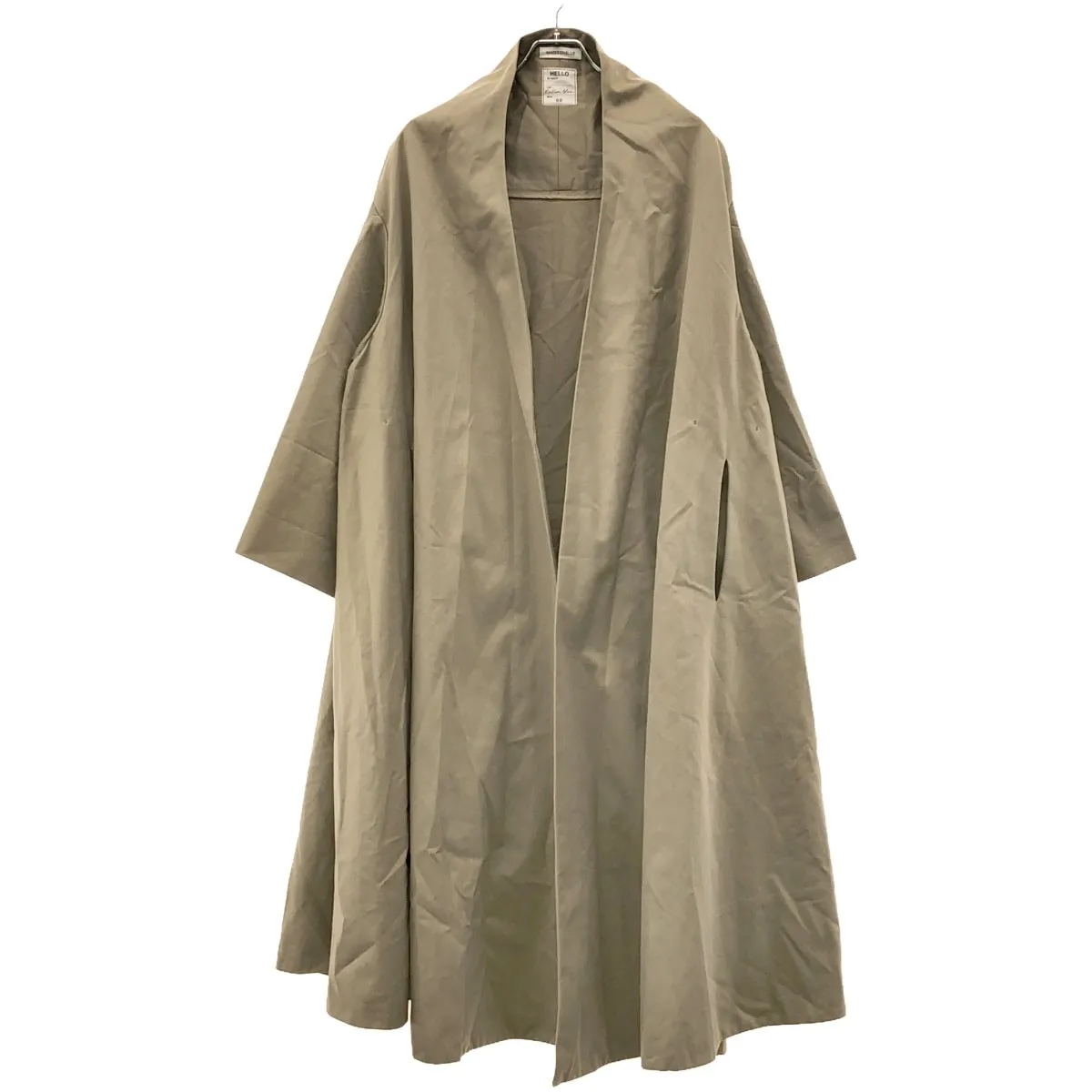 MADISON BLUE マディソンブルー 17SS DRAPED WRAP CPAT COTTON TWILL ドレープラップコート MB171-2001