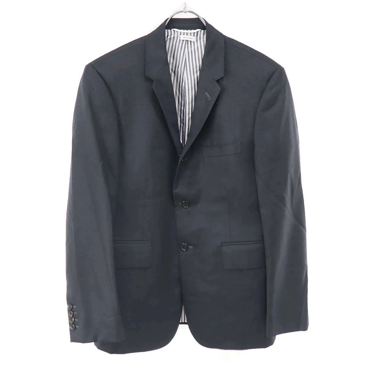 THOM BROWNE トム ブラウン ウールツイルクラシックジャケット&スラックスパンツ セットアップスーツ MSC001A-00626015 グレー 2