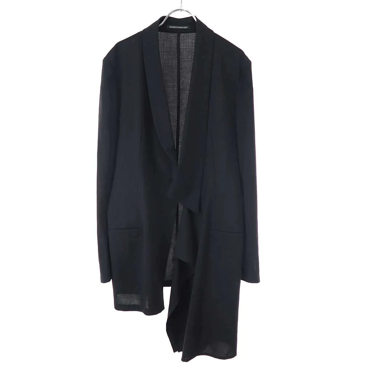 Yohji Yamamoto ヨウジヤマモト 24SS WOOL NBALANCED JACKET ウールアンバランスジャケット FS-J14-132