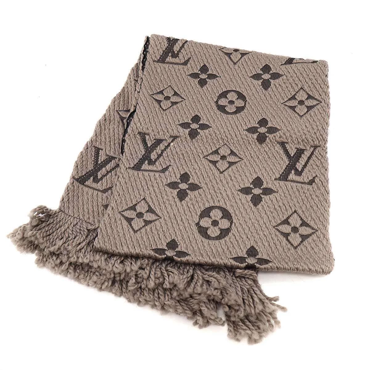 LOUIS VUITTON ルイヴィトン エシャルプ ロゴマニア モノグラムマフラー