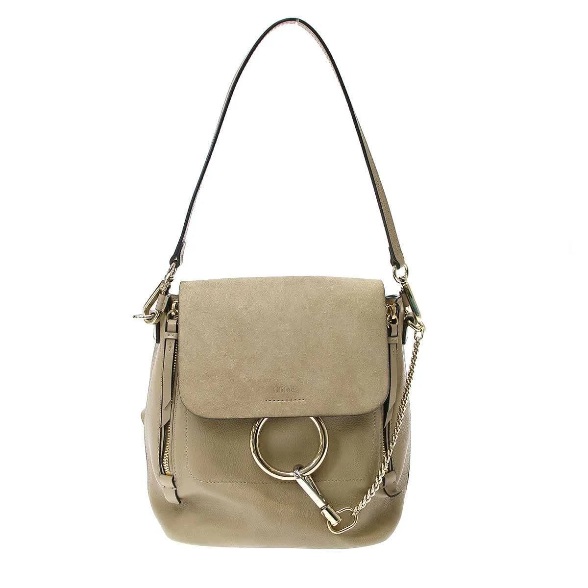 Chloe クロエ フェイ レザーミニリュックサック バッグ
