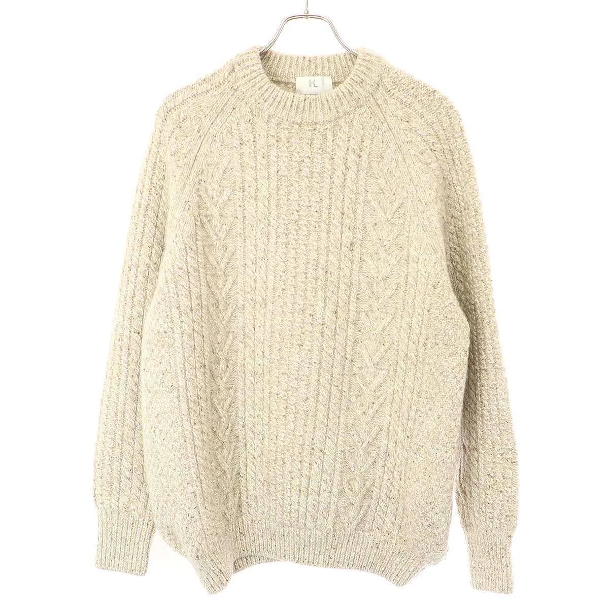 HERILL ヘリル 22AW Cashmere nep Cable Sweater カシミヤネップケーブルニットセーター 22-80-HL-819