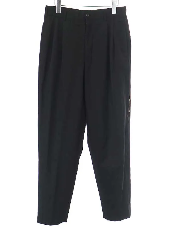 COMME des GARCONS コムデギャルソン オム 90's サイドステッチウールギャバジンパンツ