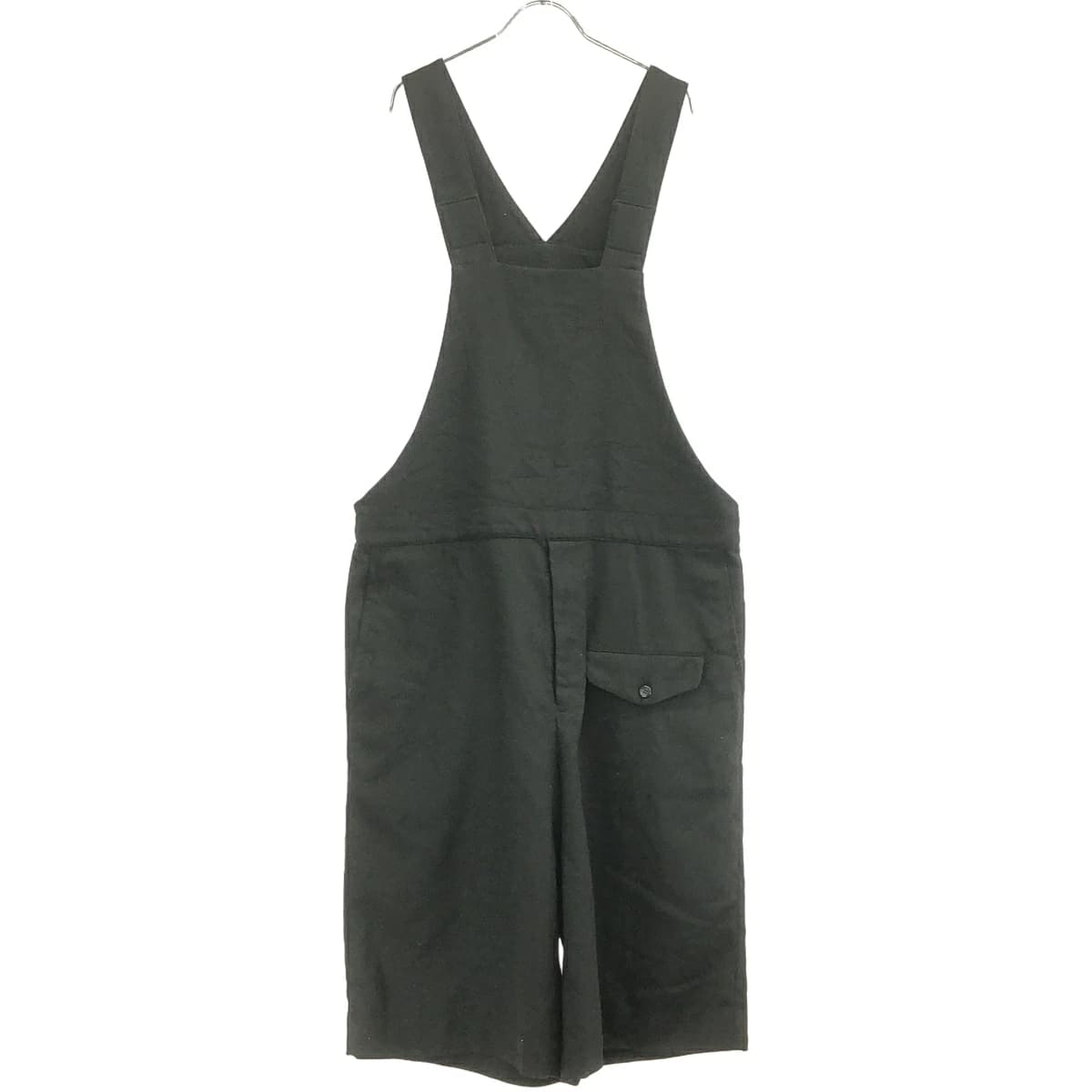 COMME des GARCONS ブラック コムデギャルソン 23SS ポリエステルウールサロペットパンツ