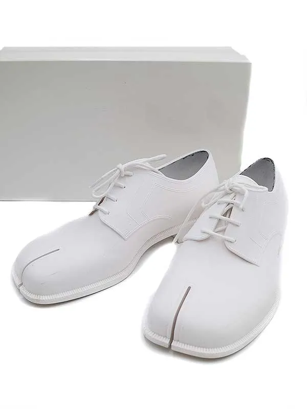 Maison Margiela メゾンマルタンマルジェラ22 21AW TABI ラバーレザーシューズ