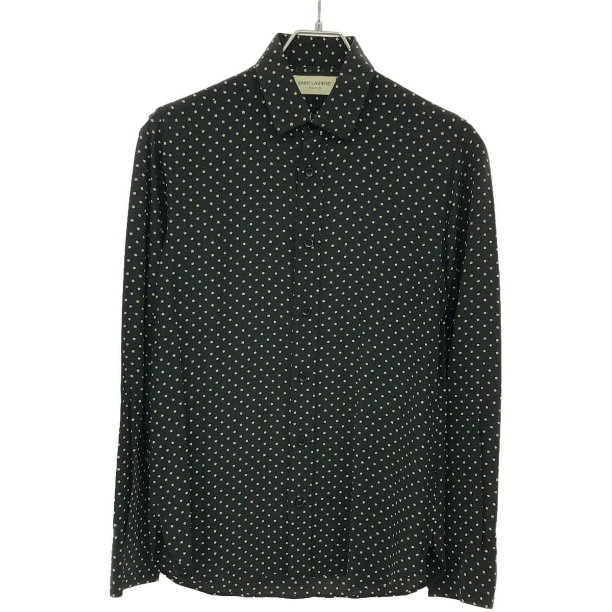 SAINT LAURENT サンローラン パリ 15SS スターシルクシャツ 376916 Y729H