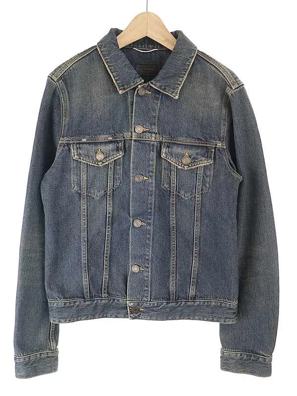 SAINT LAURENT サンローラン パリ 15SS ヴィンテージ加工デニムジャケット