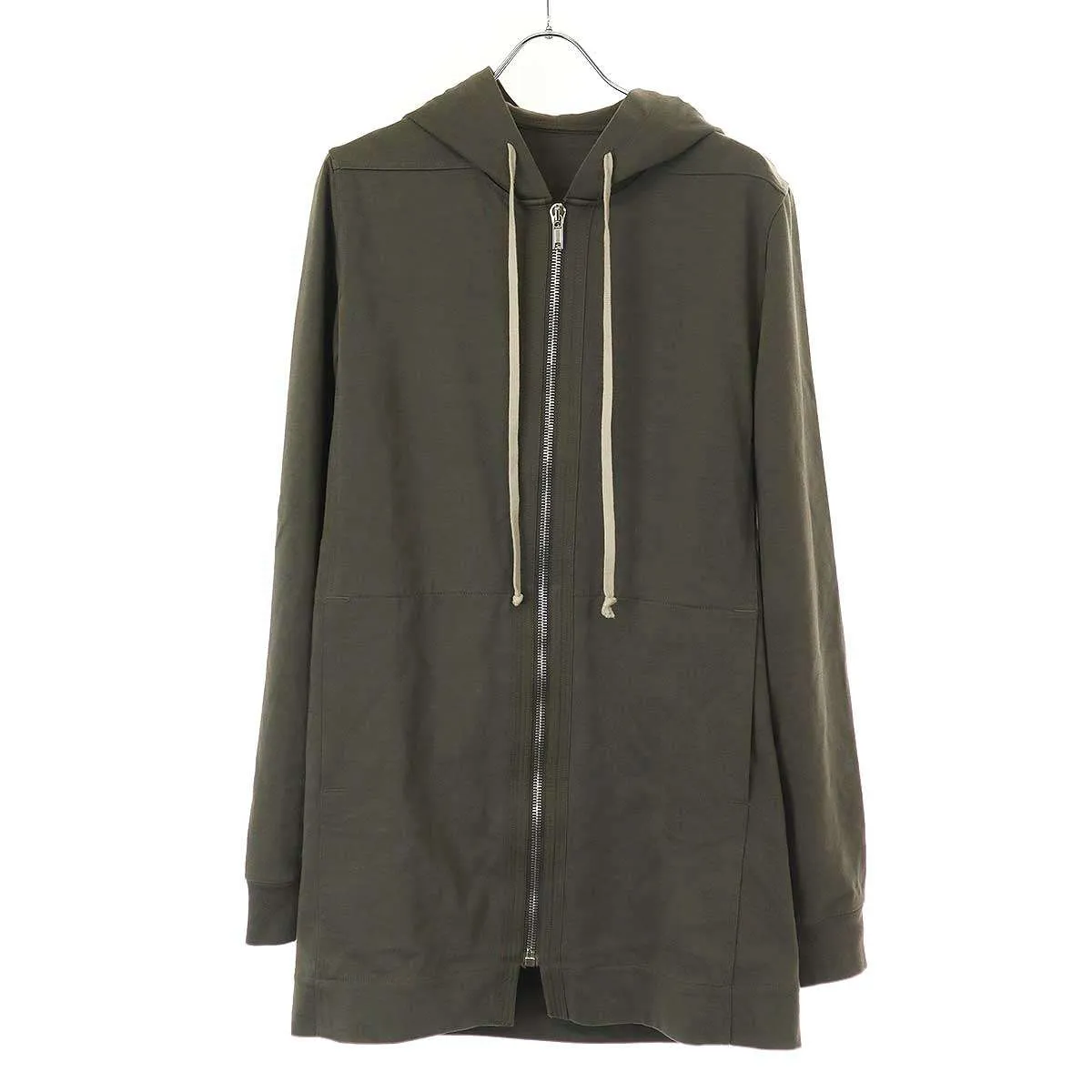 Rick Owens リックオウエンス 18SS DRAWSTRING HOODIE ドローストリングジップアップロングパーカー