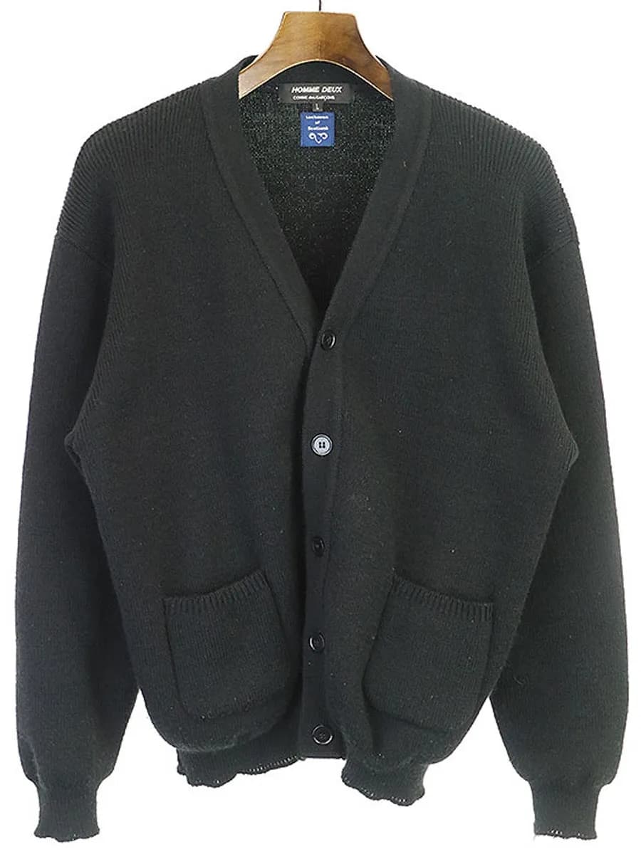 COMME des GARCONS コムデギャルソン オム ドゥ ウールニットカーディガン