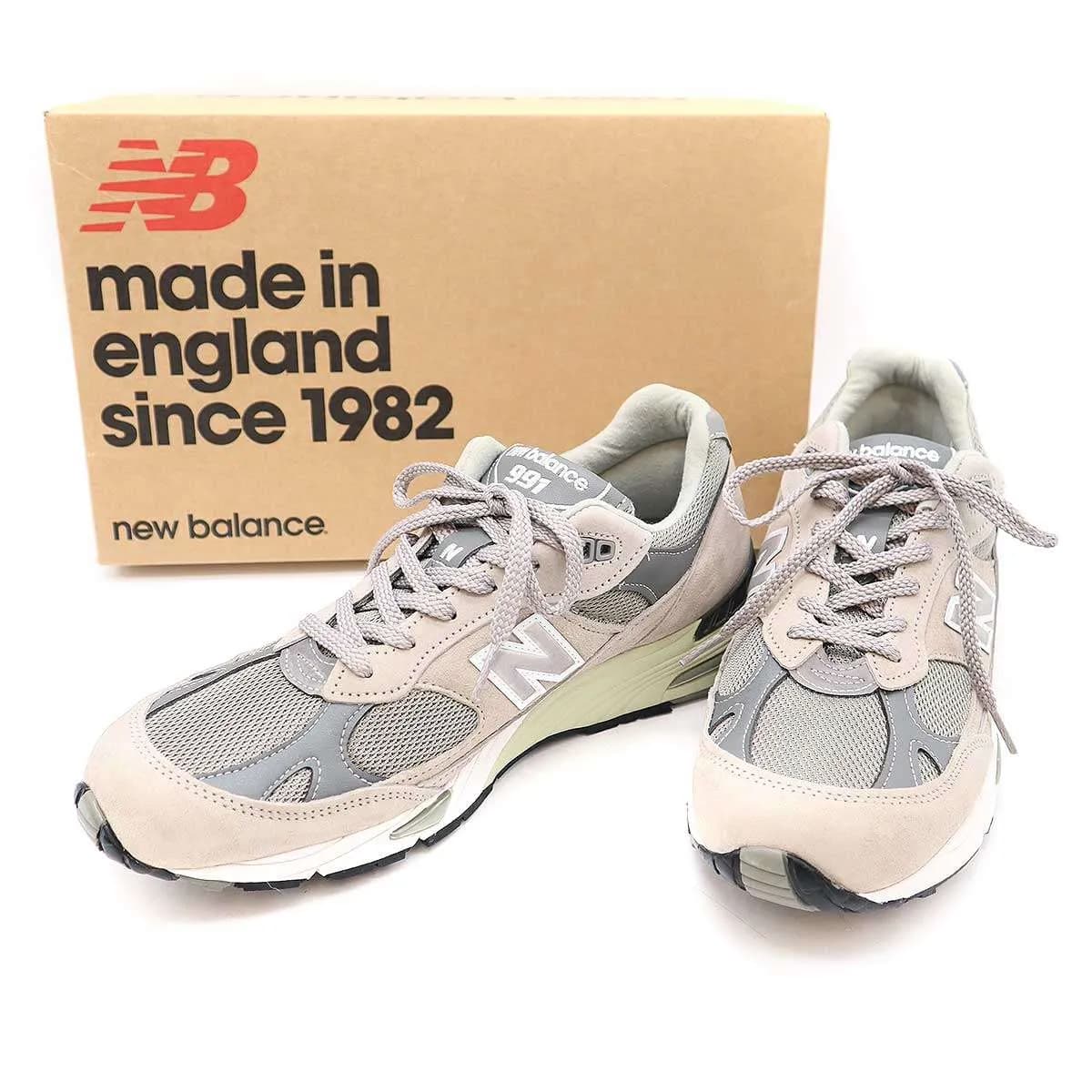 New Balance ニューバランス M991GL スウェードローカットスニーカー