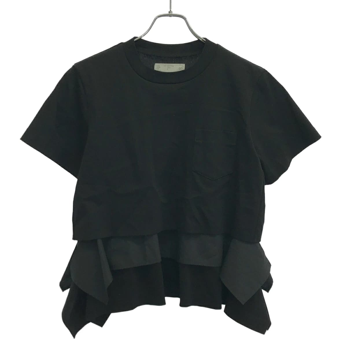 sacai サカイ 25SS Poplin x Cotton T-Shirt Tシャツ 25-08178