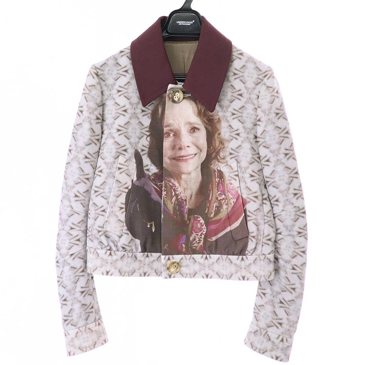 UNDERCOVER アンダーカバー 19AW SUSPIRIUM サスペリア 転写プリント ショートジャケット