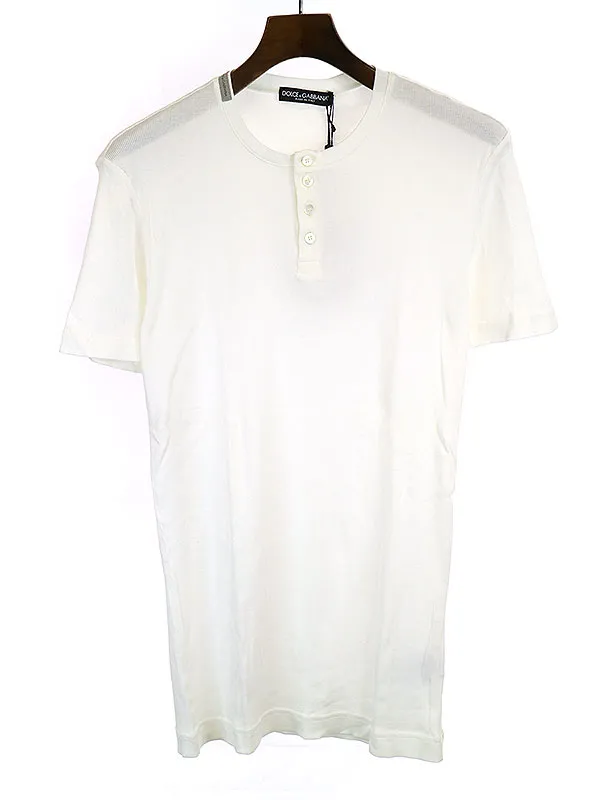 DOLCE&GABBANA ドルチェ&ガッバーナ ヘンリーネックTシャツ
