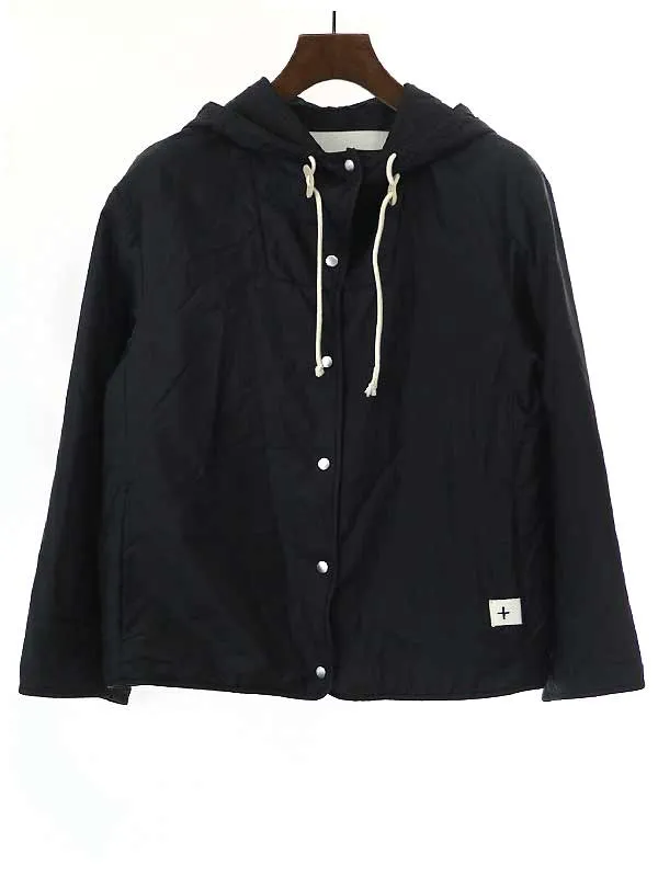 JIL SANDER ジルサンダープラス 22SS ナイロンシルク パテッドフードジャケット