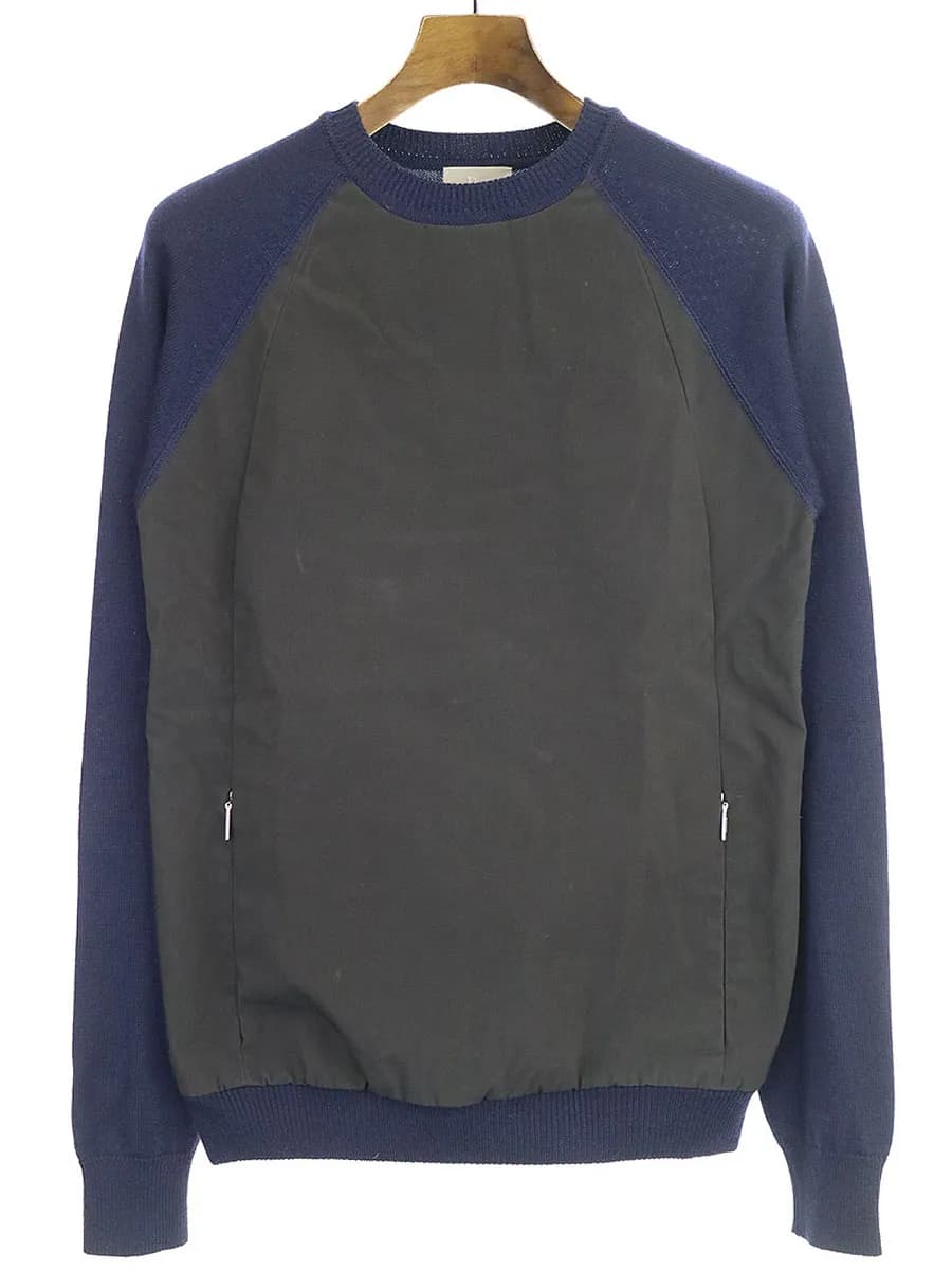 Dior HOMME ディオール オム 13AW フロント切替ニットセーター